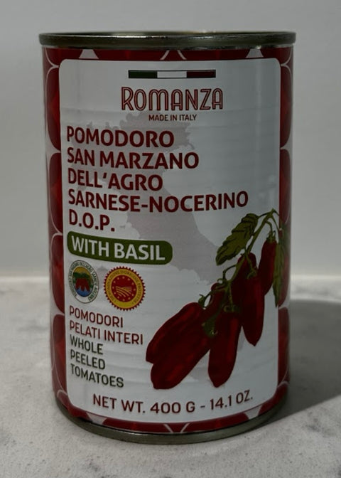 Romanzo San Marzano Tomato DOP w/ Basil TM