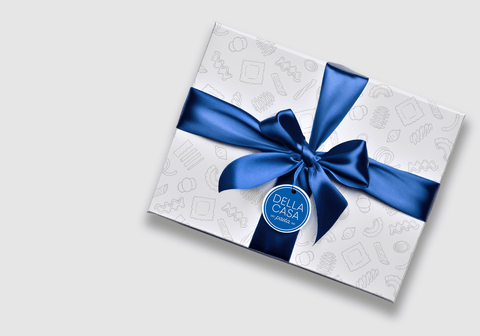 Image of a present with a blue bow