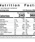 Nutritional Label